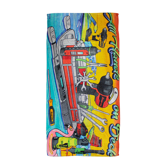 TOALLA PLAYA ALL HANDS ON DECK