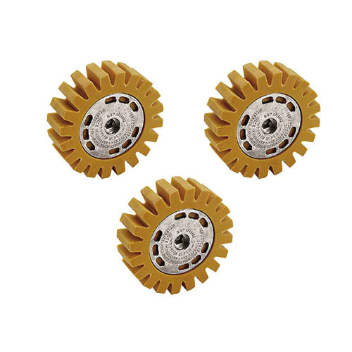 Pack 3 Cepillos de Goma forma Rueda