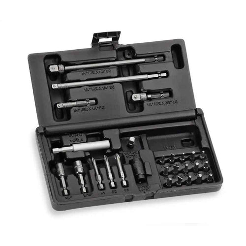 Kit de Bits combinados 1/4" - 27 Piezas
