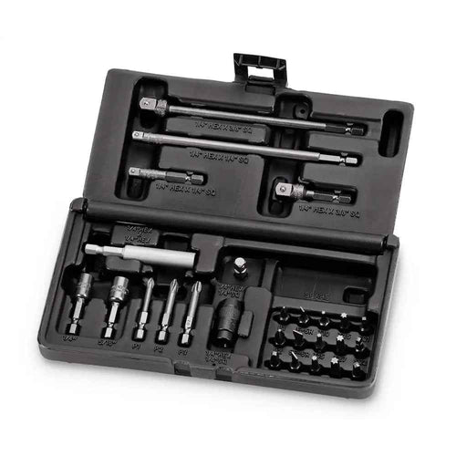 Kit de Bits combinados 1/4" - 27 Piezas